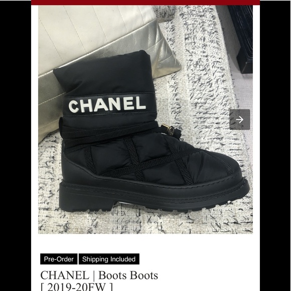 chanel snow boots 2019